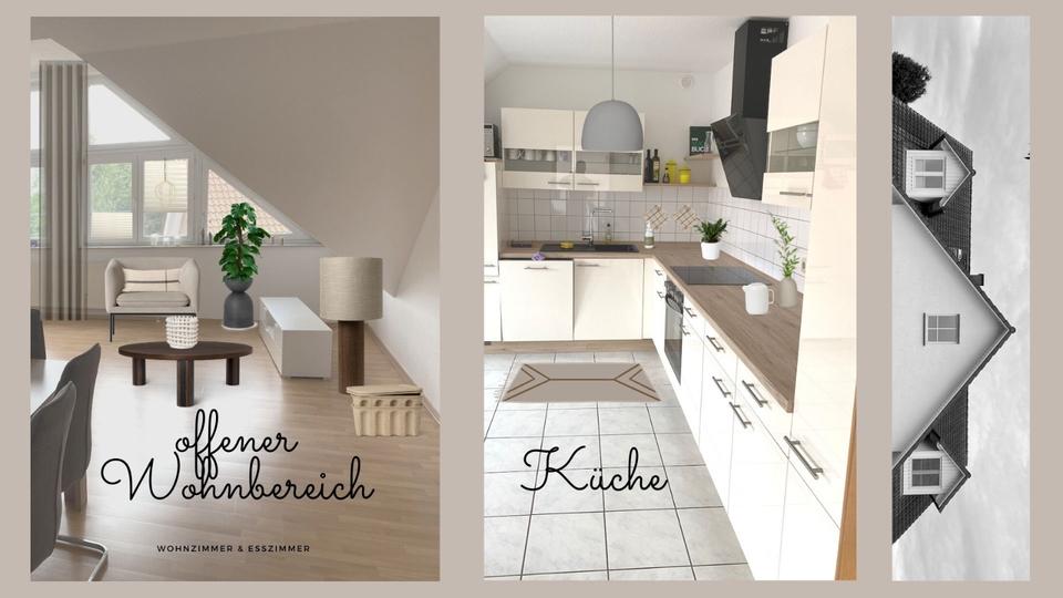 Dachgeschoßwohnung Porta Westfalica - 2 Zimmer, 80 m&sup2;, 800&euro; | Angebot:25354662