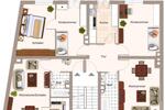 Etagenwohnung Nürnberg Gibitzenhof - 4 Zimmer, 86 m&sup2;, 1.300&euro; | Angebot:26704323
