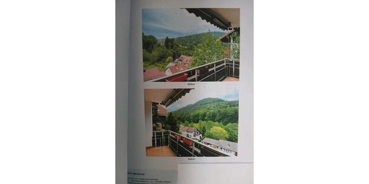 Hochparterre Bad Herrenalb - 1 Zimmer, 45 m&sup2;, 670&euro; | Angebot:25948387