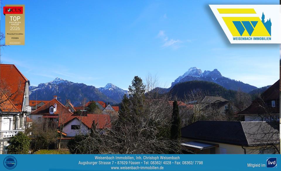 Etagenwohnung Füssen - 3 Zimmer, 79 m&sup2;, 760&euro; | Angebot:25765708