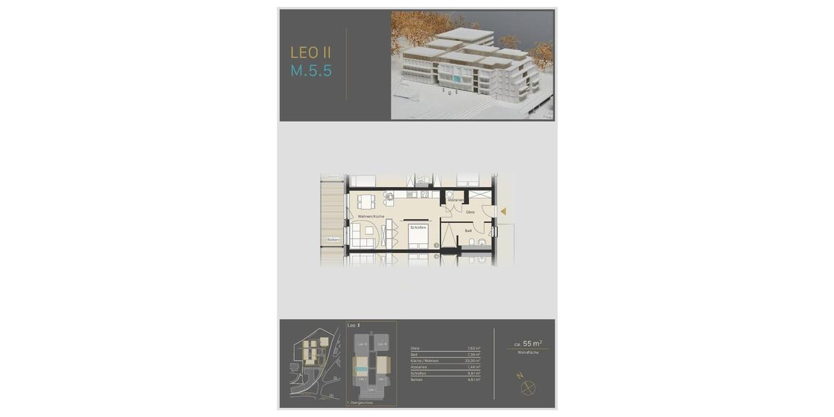 Etagenwohnung Coburg - 2 Zimmer, 55 m&sup2;, 800&euro; | Angebot:26113242