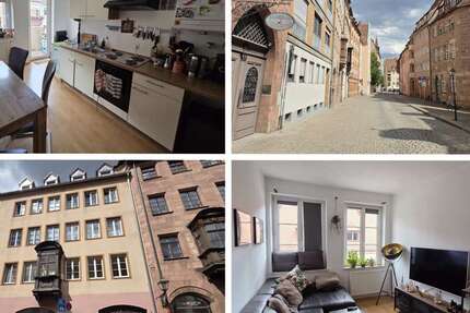 Wohnung Nürnberg Sebald - 2 Zimmer, 60 m&sup2;, 710&euro; | Angebot:27308903