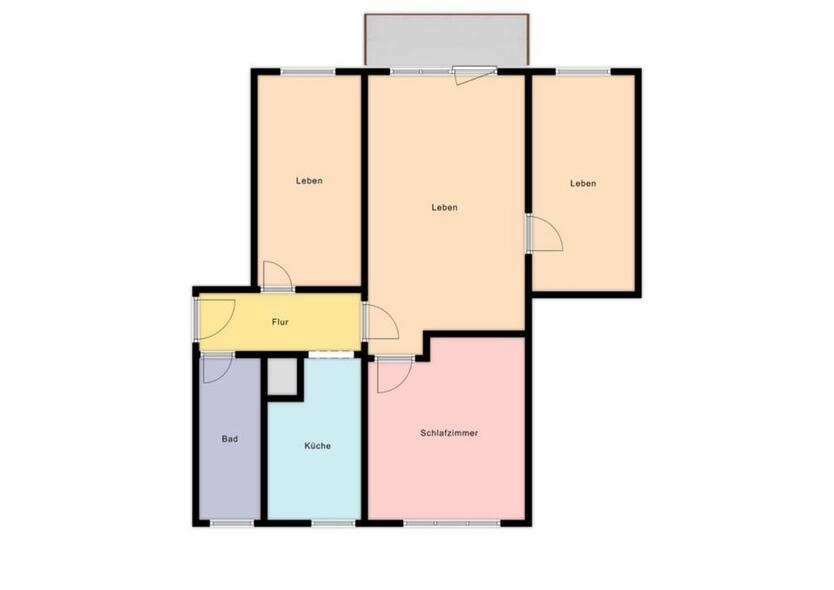 neu renovierte - 4 RaumWohnung mit Balkon *ruhige Lage*