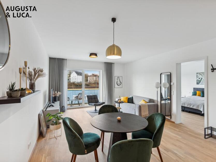 Klein aber fein! Modernes 1-Zimmer-Apartment im Augusta & Luca