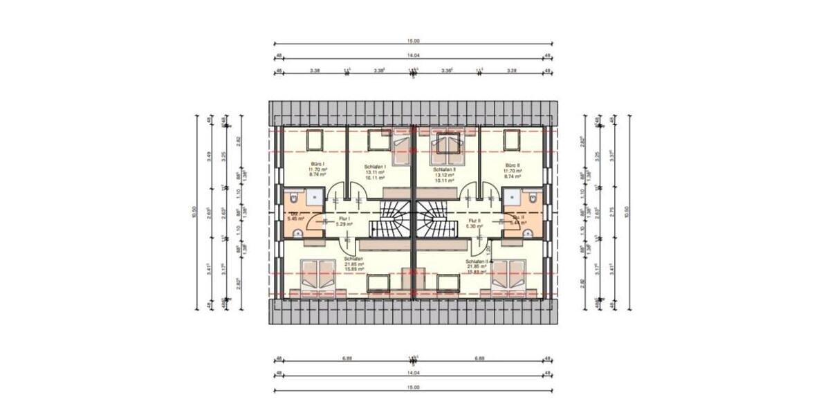Doppelhaushälfte Heide - 4 Zimmer, 110 m&sup2;, 1.250&euro; | Angebot:24975389