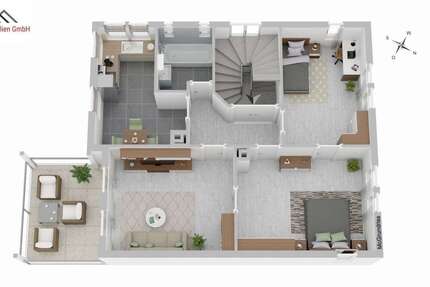 Wohnung Esslingen Brühl - 3 Zimmer, 79 m&sup2;, 1.150&euro; | Angebot:26165247