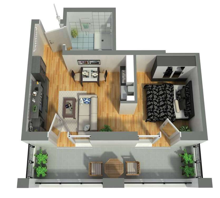 Wohnung zum Mieten in Königsee 460,78 € 43.47 m²