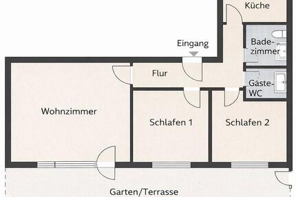 Wohnung Gedern - 3 Zimmer, 82 m&sup2;, 750&euro; | Angebot:25150756