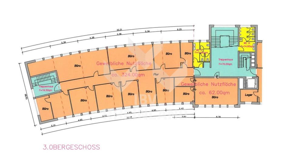 renovierte Büroeinheit in hochwertig saniertem Objekt: 324 m² zimmer