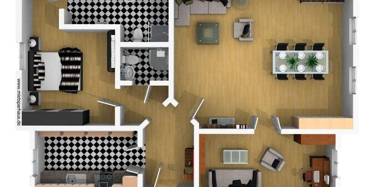 Etagenwohnung Blankenburg - 3 Zimmer, 107 m&sup2;, 777&euro; | Angebot:24820360