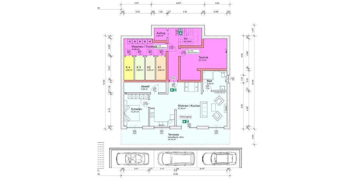 Etagenwohnung Balve - 2 Zimmer, 90 m&sup2;, 1.125&euro; | Angebot:25745764