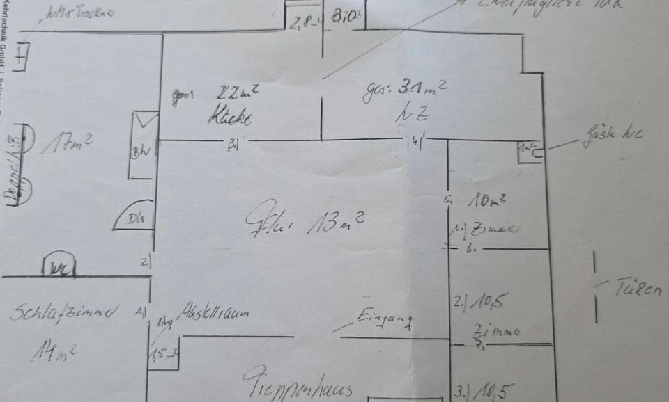 Etagenwohnung Schneeberg - 5 Zimmer, 128 m&sup2;, 1.024&euro; | Angebot:24877003