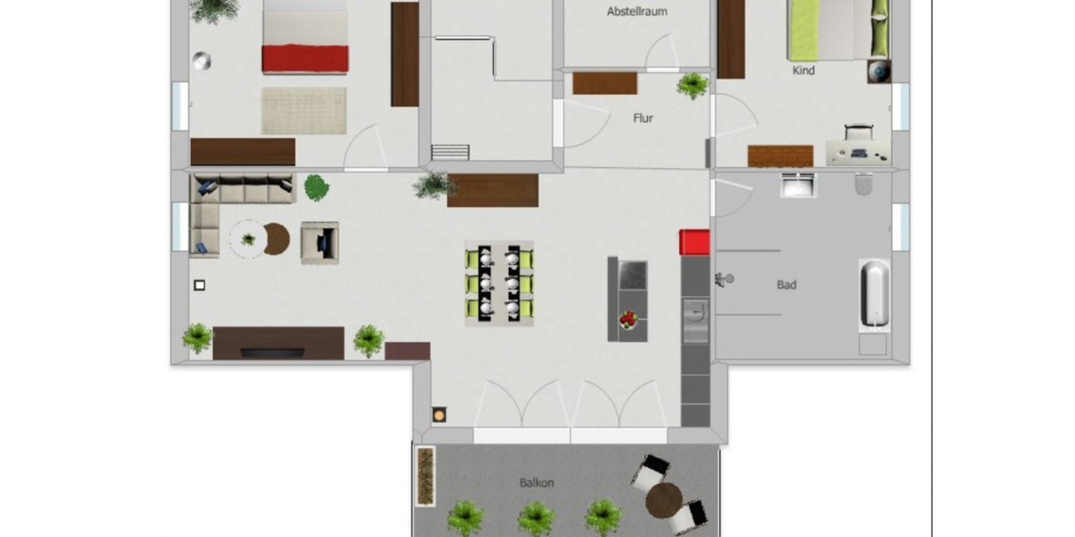 Helle 3-Zimmer Dachgeschoss Wohnung mit offener Wohnküche inkl. EBK! 2 zimmer