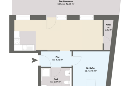 Wohnung Elmshorn - 2 Zimmer, 71 m&sup2;, 990&euro; | Angebot:25511120