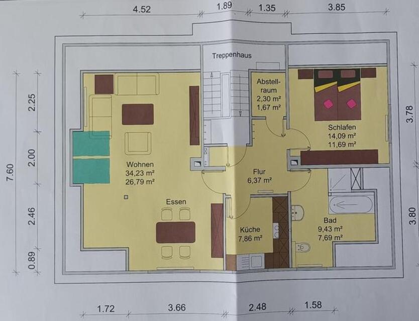 Schöne 2 Zimmerwohnung in Selm ruhige Lage am Lüfepark