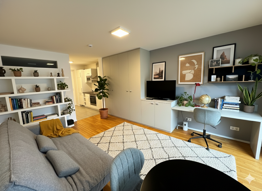 Wohnung zum Mieten in Berlin 657,90 € 29.9 m² 1 zimmer