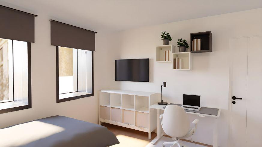 B4b- Ideal für Studierende: Möbliertes WG-Zimmer im City-Neubau – direkt in Aachen 3 zimmer