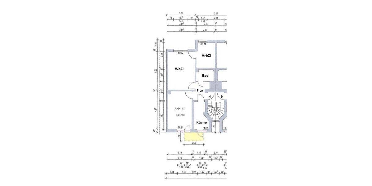 Etagenwohnung Lübeck St. Lorenz Nord - 2 Zimmer, 55 m&sup2;, 550&euro; | Angebot:26657043