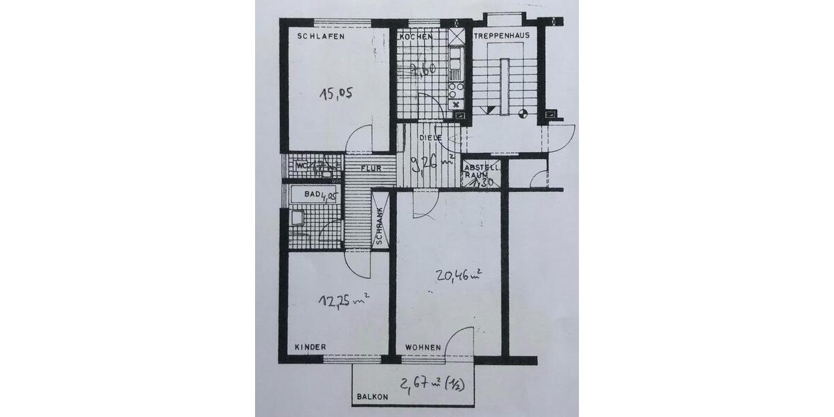 Wohnen auf Zeit Weiden in der Oberpfalz - 3 Zimmer, 74 m&sup2;, 450&euro; | Angebot:26039784