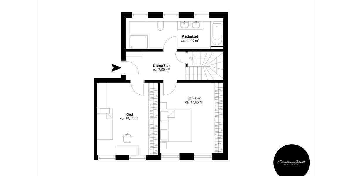 Dachgeschoßwohnung Markranstädt - 4 Zimmer, 125 m&sup2;, 1.575&euro; | Angebot:26491678