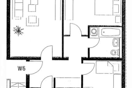 Wohnung Güstrow Südstadt - 3 Zimmer, 89 m&sup2;, 710&euro; | Angebot:26999365