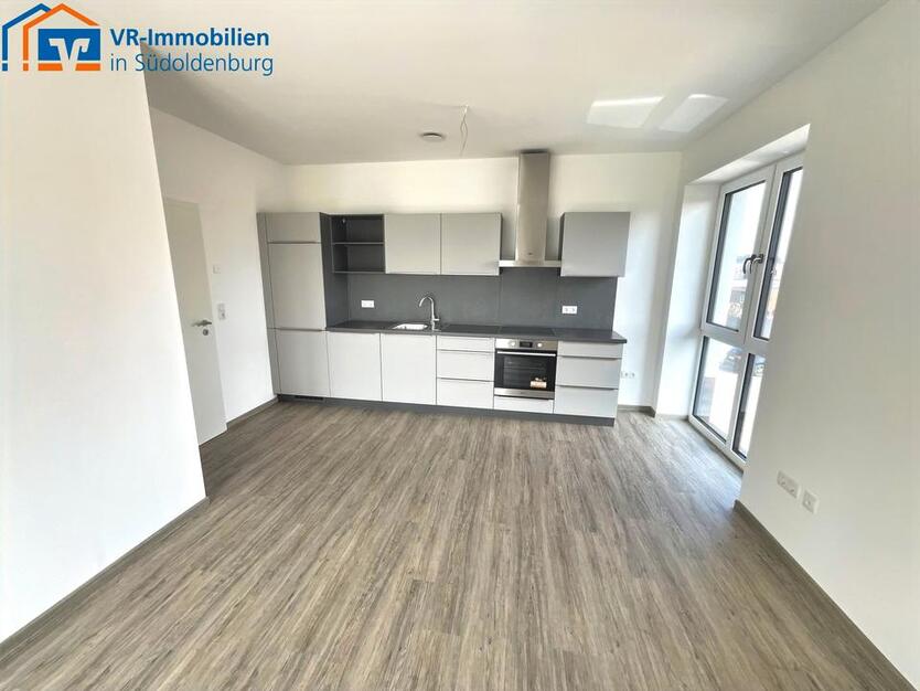 Neubau! Topmoderne Wohnung mit Küche und Balkon über Arztpraxis in Garrel!