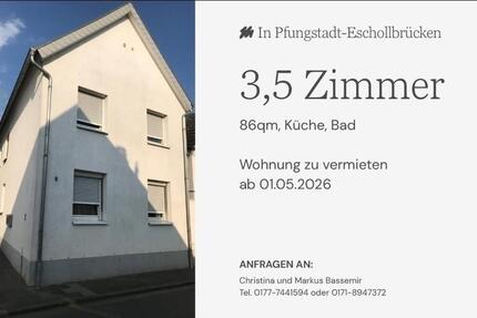 Zu vermieten Pfungstadt-Eschollbrücken 3.5 zimmer