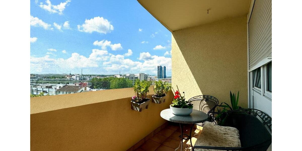 Möblierte 4-Zimmer-Wohnung mit Main- und Skylineblick im beliebten Offenbach Main Park 4 zimmer