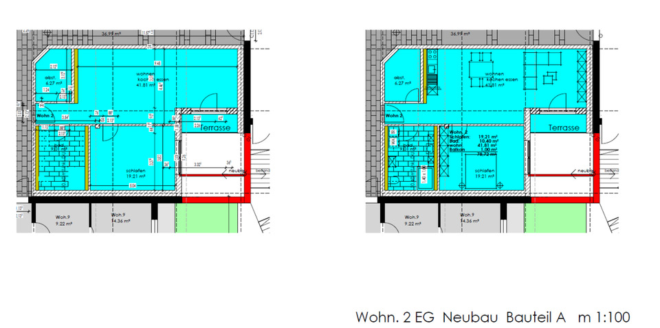 Etagenwohnung Sankt Oswald-Riedlhütte Riedlhütte - 3 Zimmer, 70 m&sup2;, 9&euro; | Angebot:24884566