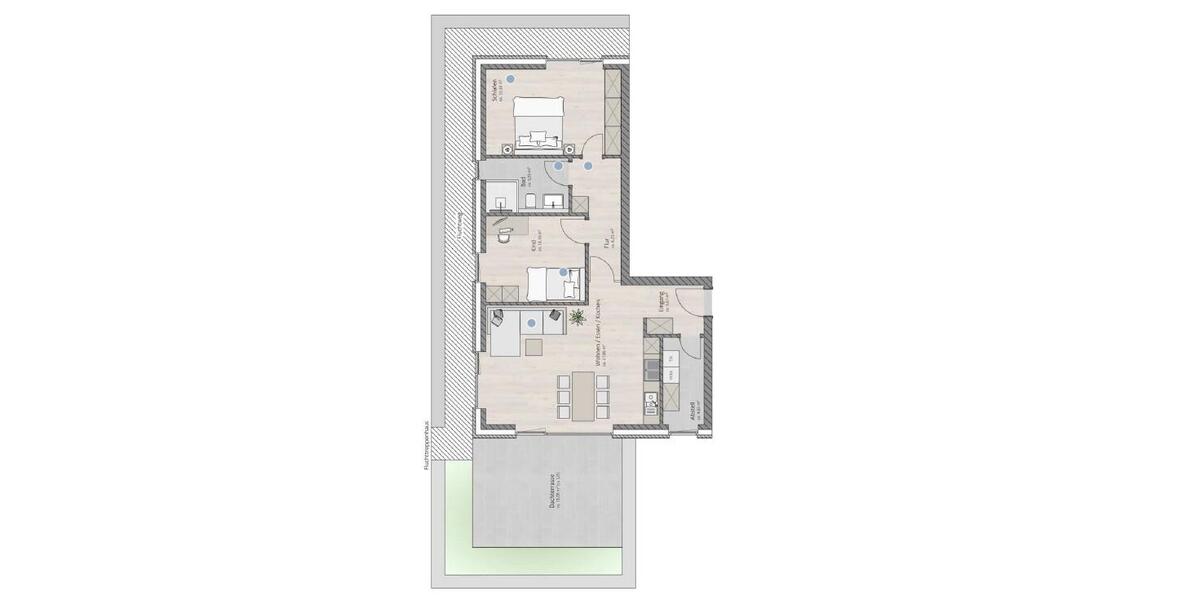 Einfamilienhaus Wiefelstede - 3 Zimmer, 85 m&sup2;, 1.398&euro; | Angebot:25100640