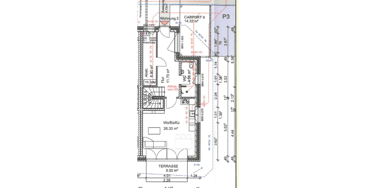 Doppelhaushälfte Diepholz - 3 Zimmer, 91 m&sup2;, 920&euro; | Angebot:24982077
