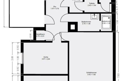 Wohnung Eibenstock - 2 Zimmer, 97 m&sup2;, 610&euro; | Angebot:24853462