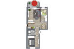 Etagenwohnung Chemnitz Bernsdorf - 3 Zimmer, 56 m&sup2;, 431&euro; | Angebot:26752538