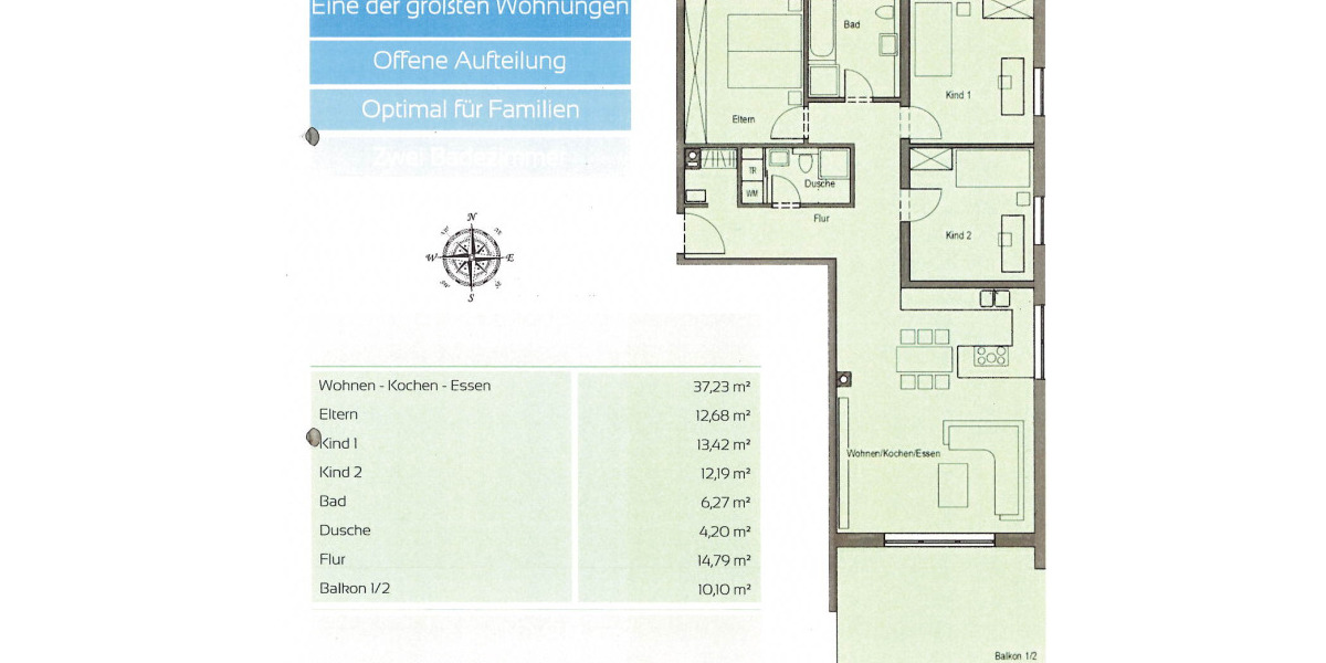 Etagenwohnung Stötten a.Auerberg Stötten - 4 Zimmer, 110 m&sup2;, 1.350&euro; | Angebot:25970330