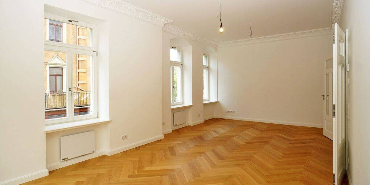 Etagenwohnung Dresden Striesen-Ost - 3 Zimmer, 97 m&sup2;, 1.895&euro; | Angebot:26767950