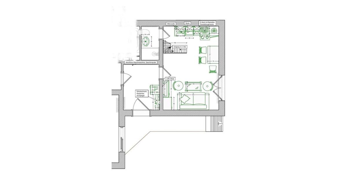 Etagenwohnung Steinbach-Hallenberg Hallenberg - 1 Zimmer, 49 m&sup2;, 400&euro; | Angebot:24475260