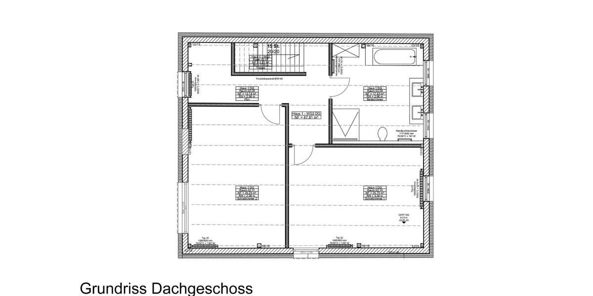 Moderne 4 Raum-Wohnung Maisonette in Lüdersdorf Trebbin 4 zimmer