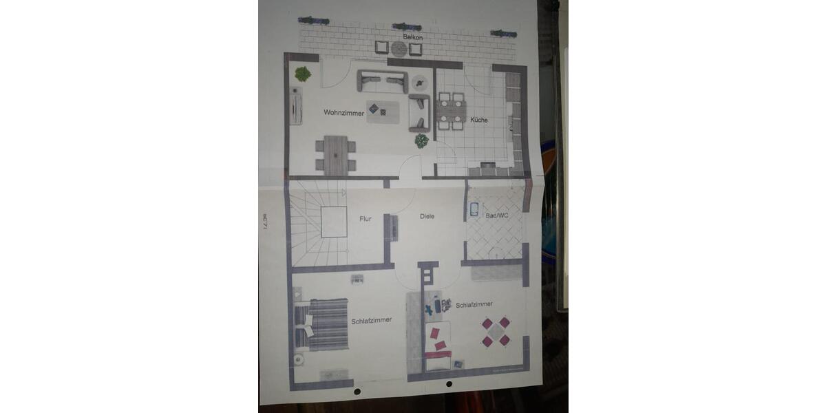 Etagenwohnung Vogtareuth - 3 Zimmer, 92 m&sup2;, 1.150&euro; | Angebot:24825948