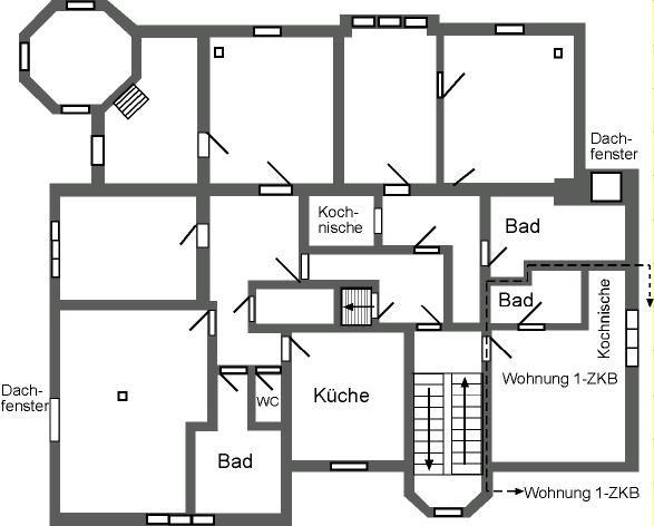 Dachgeschoßwohnung Nierstein - 1 Zimmer, 30 m&sup2;, 465&euro; | Angebot:25853672