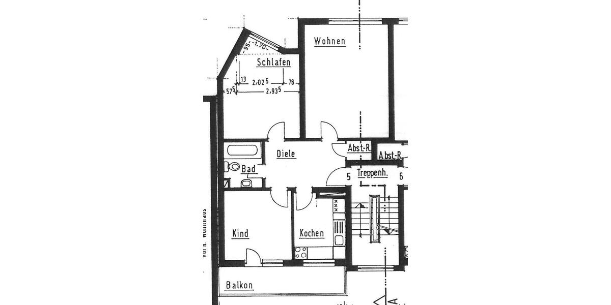 Etagenwohnung Bochum Bochum-Mitte - 3 Zimmer, 66 m&sup2;, 450&euro; | Angebot:24979720