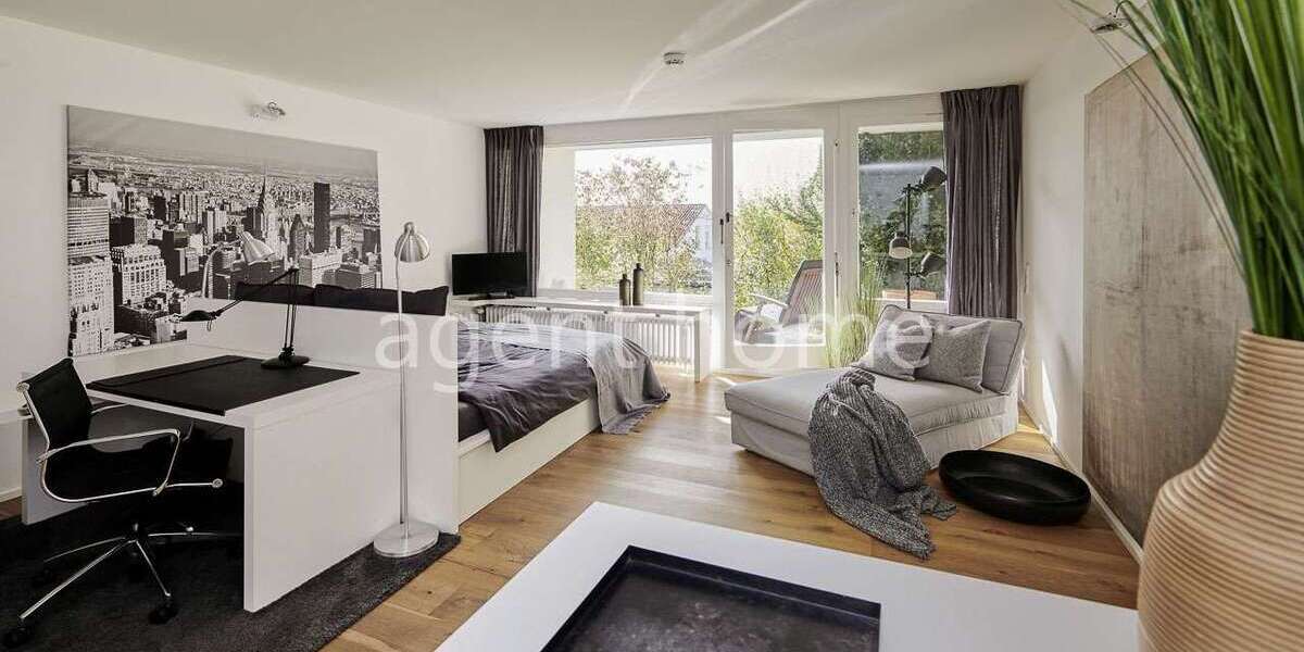 Etagenwohnung Tübingen Schönblick / Winkelwiese - 1 Zimmer, 48 m&sup2;, 1.240&euro; | Angebot:27422442