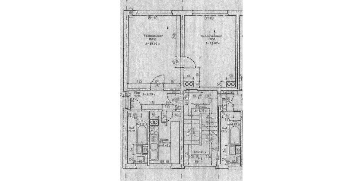 Etagenwohnung Frankenberg (Sachsen) - 2 Zimmer, 47 m&sup2;, 259&euro; | Angebot:15544157