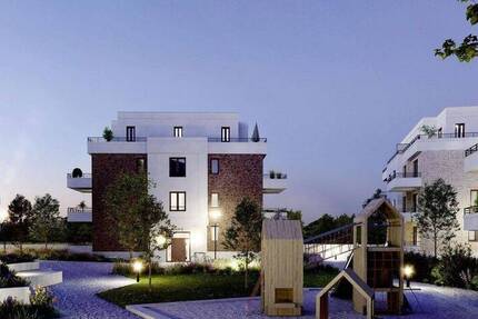 Erstbezug in Grünau an der Dahme! Gehobene NeubauWohnung mit EKB, Terrasse & Gartenanteil
