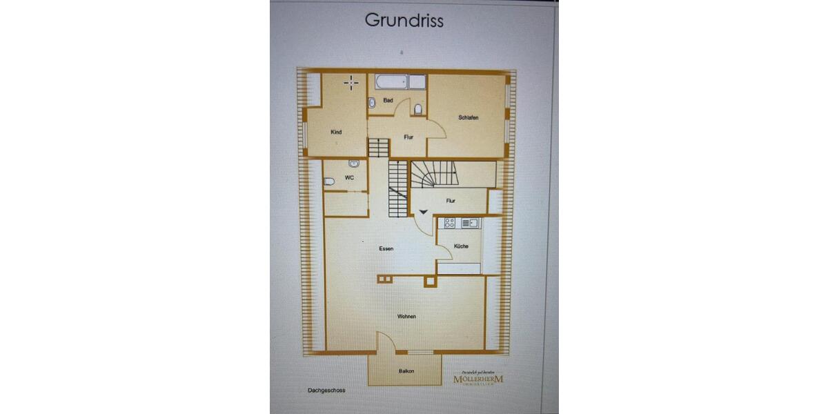 Dachgeschoßwohnung Grömitz - 3.5 Zimmer, 108 m&sup2;, 1.220&euro; | Angebot:25319838