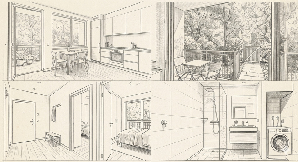 Etagenwohnung Braunschweig Broitzem - 2 Zimmer, 55 m&sup2;, 825&euro; | Angebot:25756272