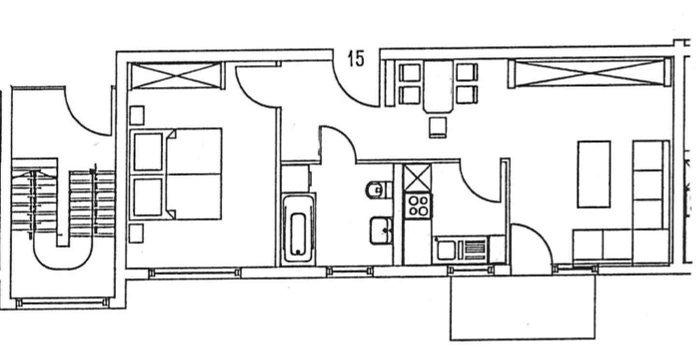 Etagenwohnung Burgstädt - 2 Zimmer, 52 m&sup2;, 340&euro; | Angebot:26011090