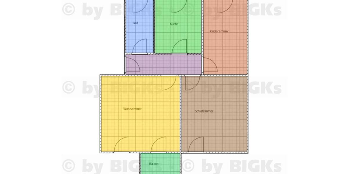 BIGKs - Schleusingen: 2 Raum Wohnung, sep. Küche und Balkon (-;) - Etagenwohnung Schleusingen Schleusingen | Angebot:26989045