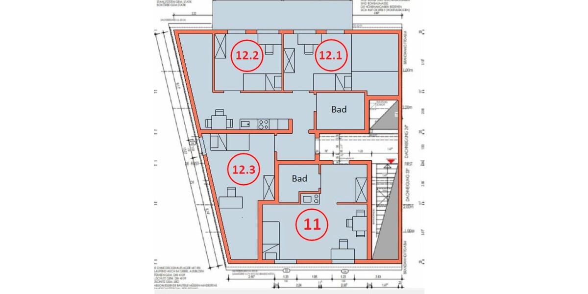 Etagenwohnung Beckingen - 1 Zimmer, 63 m&sup2;, 300&euro; | Angebot:25931730