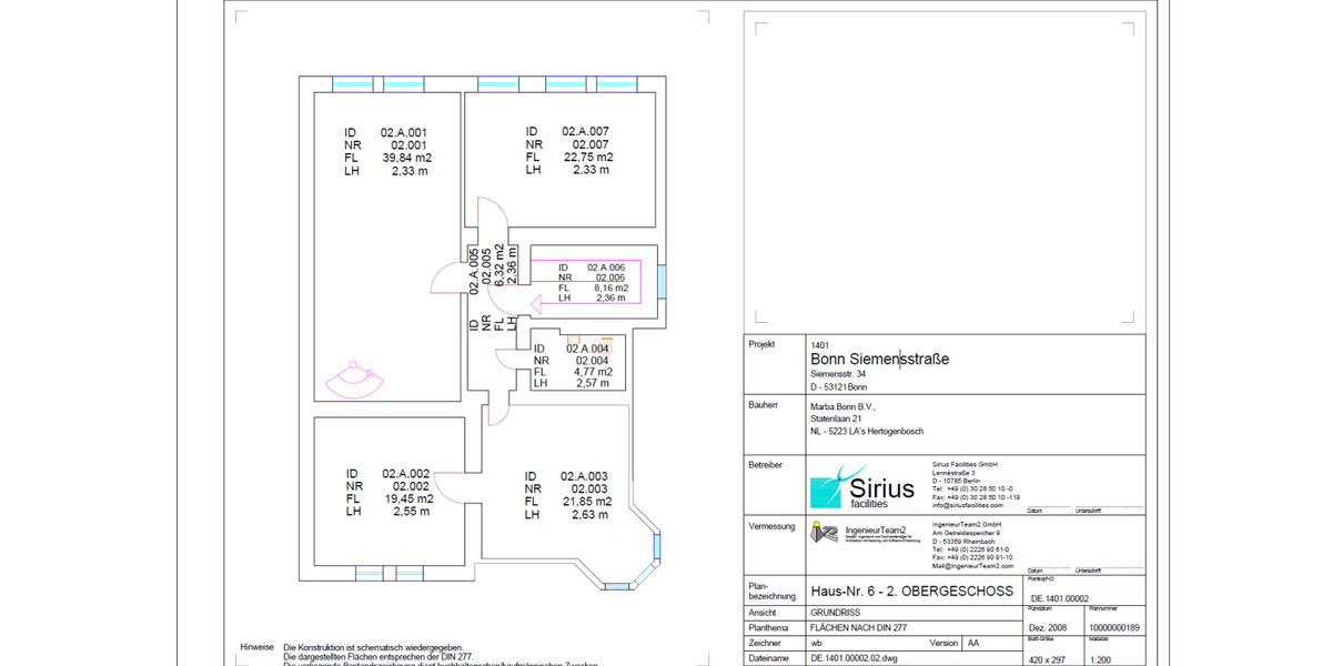 Gewerbeobjekt Bonn Dransdorf - 15&euro; | Angebot:25309911