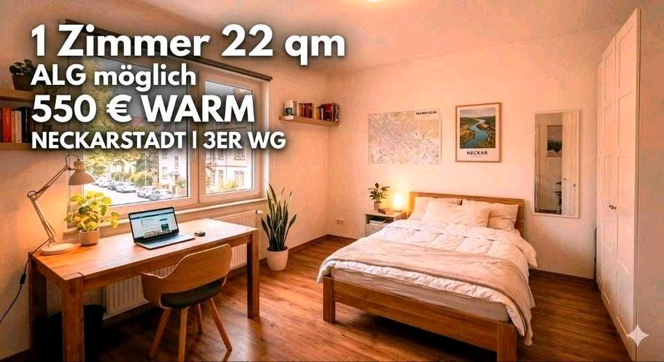 Wohnen auf Zeit Mannheim Herzogenried - 1 Zimmer, 22 m&sup2;, 550&euro; | Angebot:26380101